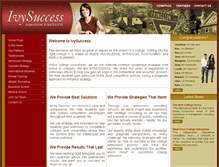 Tablet Screenshot of ivysuccess.com